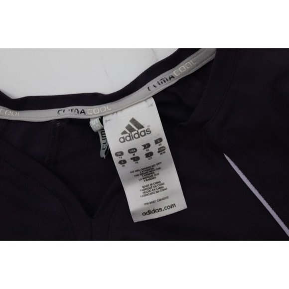 Adidas Women's M Climacool Supernova Formotion V neck long sleeve 3 stripes top - Picture 9 of 12
